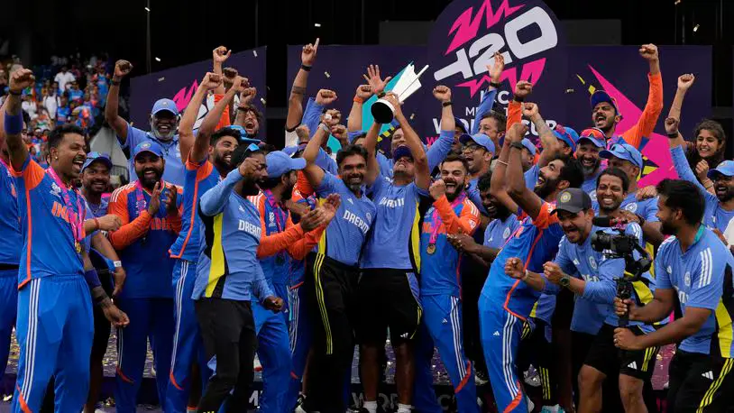 India wins the T20 World Cup after holding off South Africa by 7 runs in a gripping final