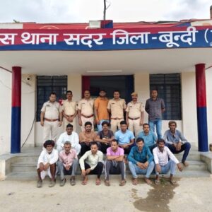 बूंदी में दो दिन में 21 आरोपी गिरफ्तार:शांतिभंग में 7 लोगों को दबोचा, 5 वारंटी भी पकड़े