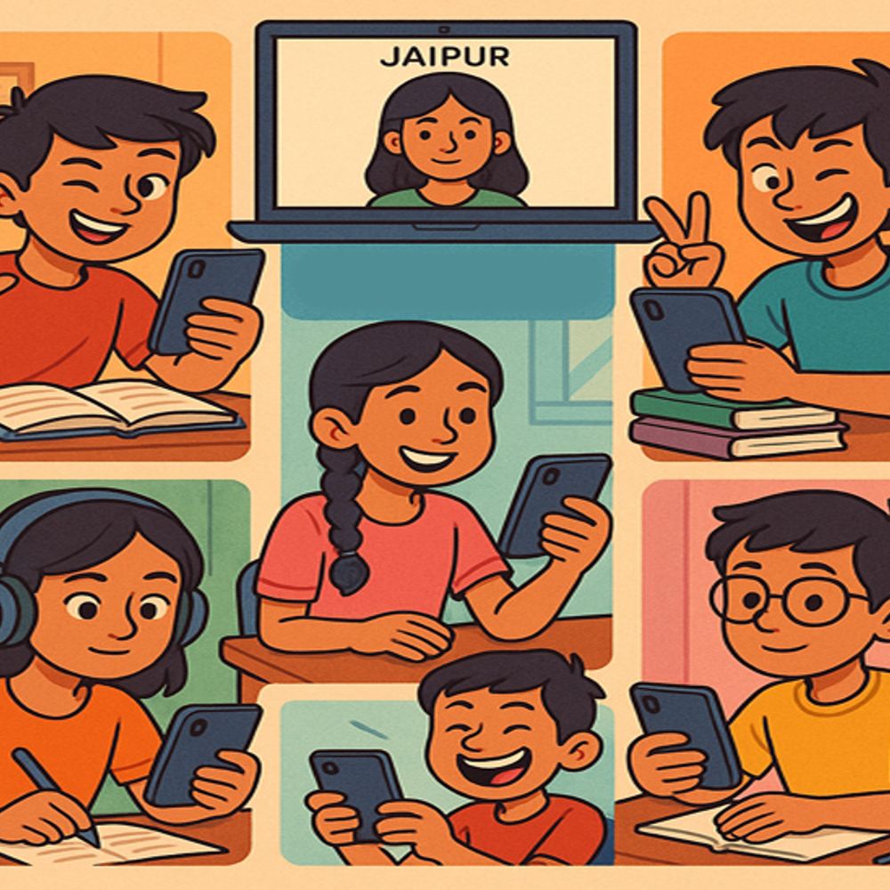 जयपुर में ऑनलाइन-क्लास में बच्चों ने की अश्लील हरकतें:दो स्टूडेंट ने छात्राओं के नाम लेकर भद्दे कमेंट किए, गालियां दी; वीडियो भी चलाया 1 cover 3 1 1751268470 qH07Vn