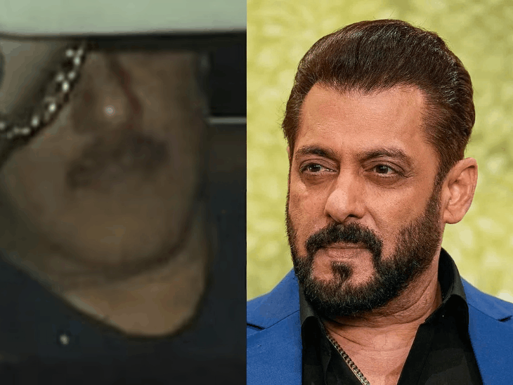 सलमान खान का नया आर्मी लुक वायरल:मोटी मूंछों में दिखे एक्टर, नए अंदाज को लेकर फैन्स बोले- गलवान मूवी का बेसब्री से इंतजार है 1 dbgifmagic 24 1749010065 X61Bid