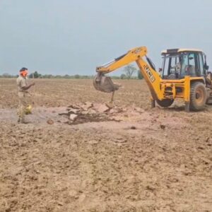 शाहाबाद में वन विभाग ने खाली कराई 2700 बीघा भूमि:41 अवैध बोरवेल भी किए गए ध्वस्त, धतुरिया समेत 4 गांवों में चली कार्रवाई