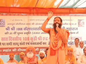 बाबा रामदेव बोले- कृष्ण भगवान हम यादवों के है:कहा- यदुवंशी की कथा यदुवंशी नहीं करेगा तो कौन करेगा ?